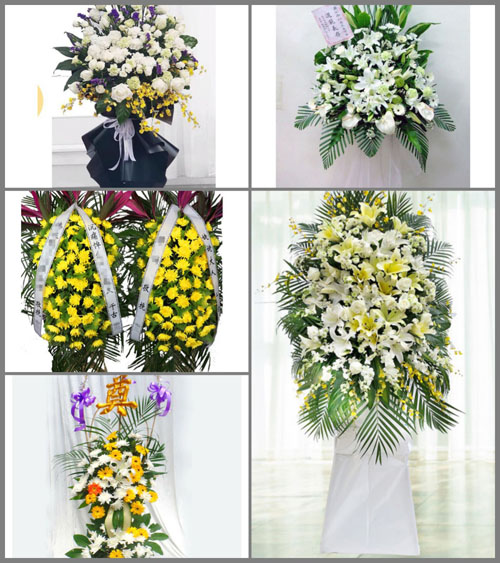 辽宁抚顺望花区光明街道白事花篮预定
